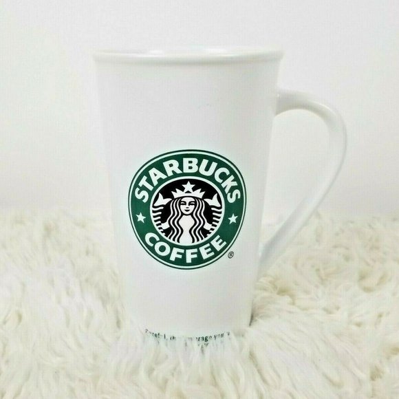 Starbucks Other - Starbucks 2006 Tall Coffee Cup Mug White Ceramic